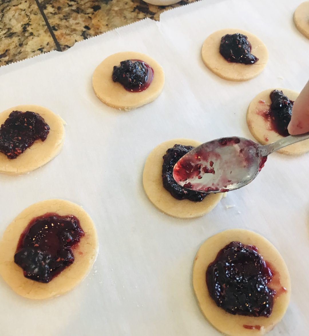 Raspberry Jam Filled Cookies Most Delicious Life Sharing
