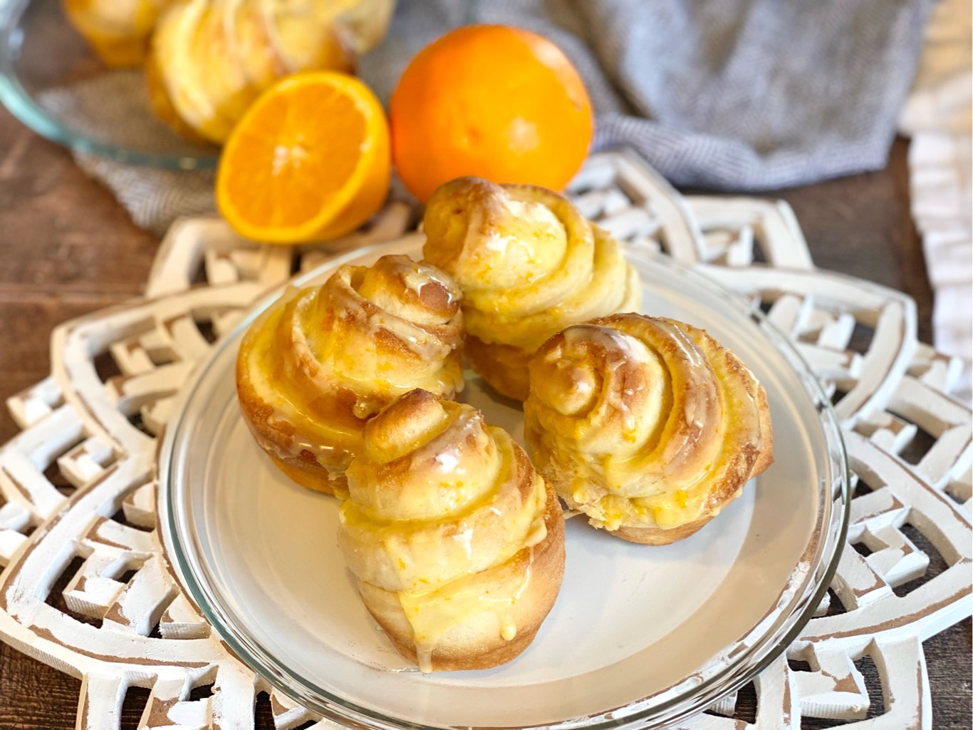 Orange Swirls Most Delicious Life Sharing Generations of Family and Fun