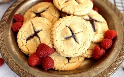 Raspberry Jam Filled Cookies
