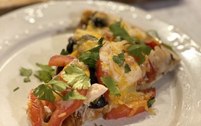 Chicken Mole Pizza