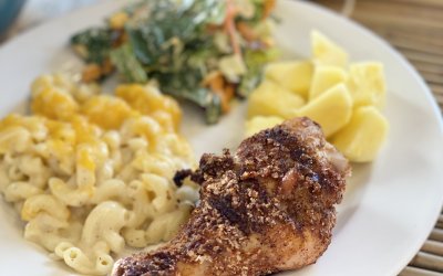 Grilled Chicken Legs with Dry Rub