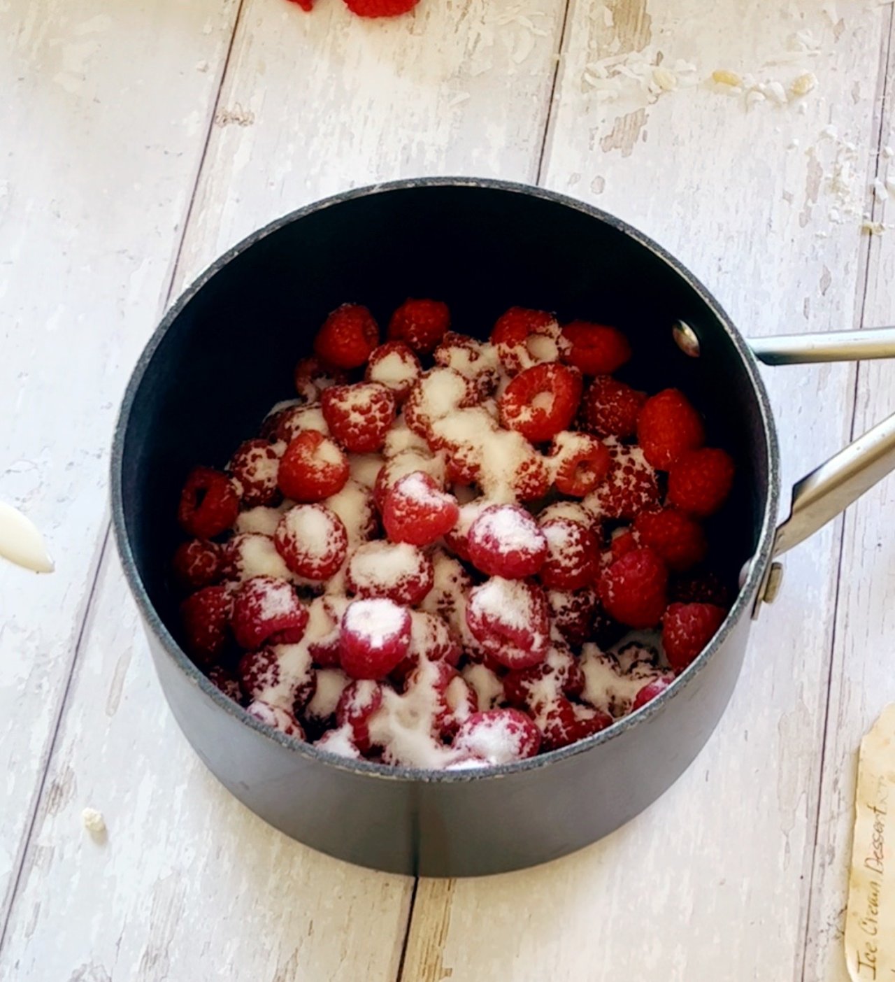Ice Cream Dessert with Raspberry Sauce - Most Delicious Life | Sharing ...