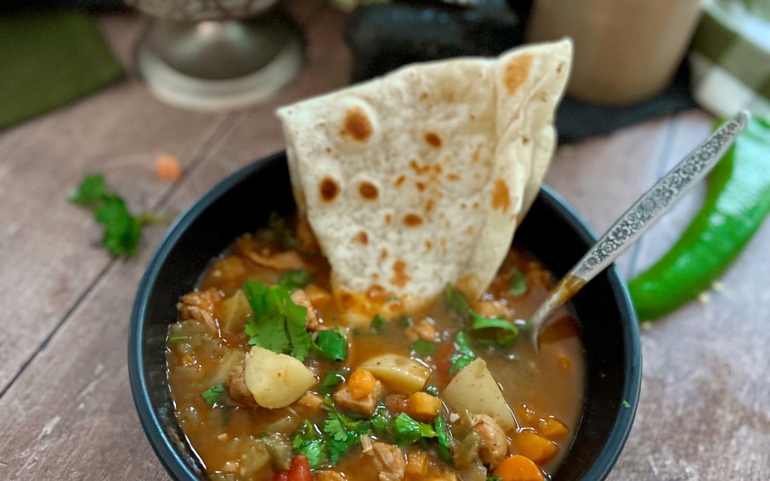 New Mexico Green Chili Stew with Chicken