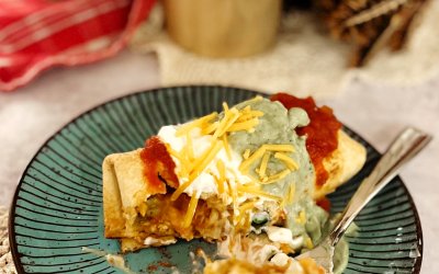 Oven Baked Chimichangas