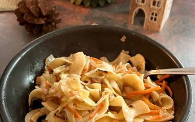 Haluski – Fried Cabbage and Noodles