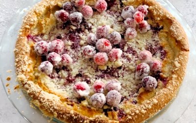 Cranberry Cheesecake Pie