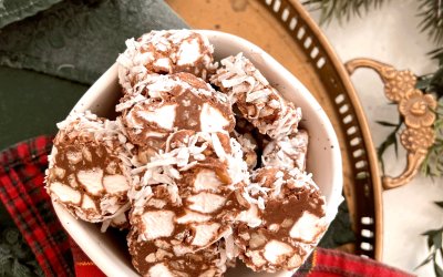Rocky Road Fudge Roll