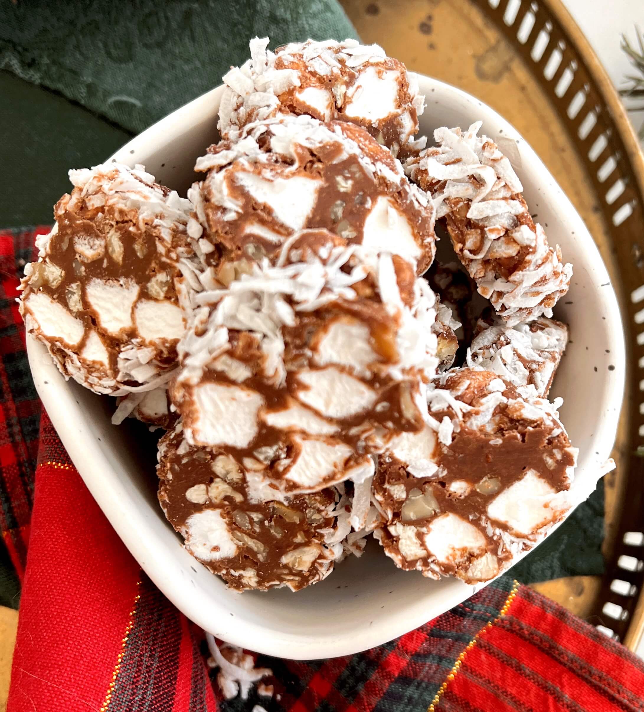 Rocky Road Fudge Roll Most Delicious Life Sharing Generations of