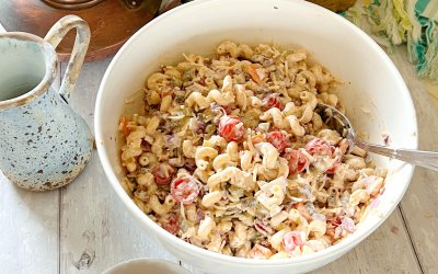 Dill Pickle Pasta Salad