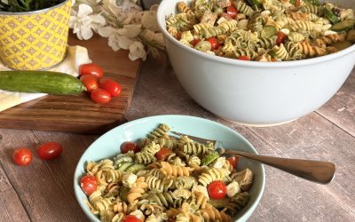 Pesto & Mozzarella Pasta Salad