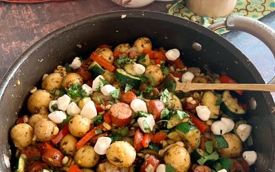 Sausage and Zucchini Skillet