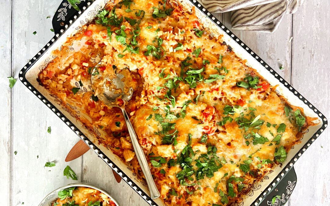 Mexican Chicken and Rice Casserole