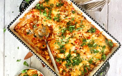 Mexican Chicken and Rice Casserole