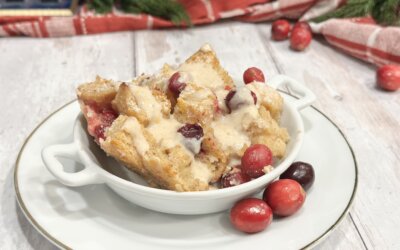 Orange Cranberry Bread Pudding