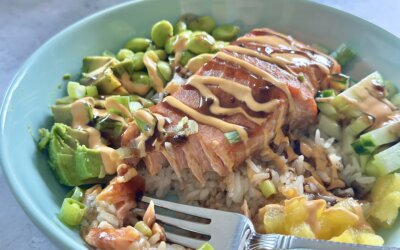 Teriyaki Salmon Bowls